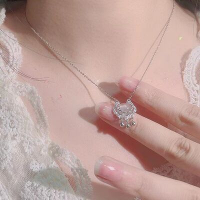 Auspicious Lock Pendant Necklace