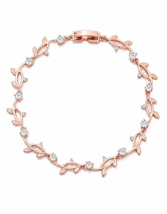 Rose Gold Vine Bracelet