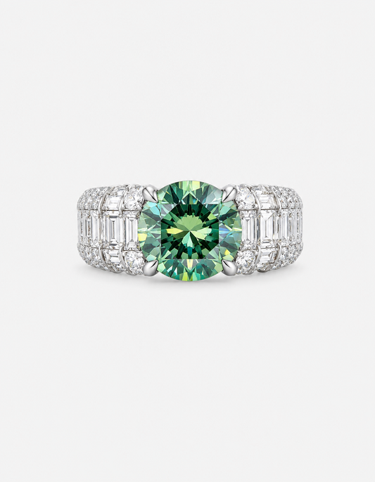 5 Carat Moissanite 925 Sterling Silver Ring