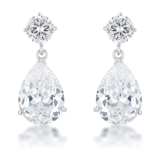 Shimmering CZ Earrings